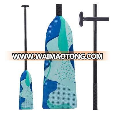 Fuyang Manufacturer Silk Graph Printing Durable Carbon Dragon Boat Paddle